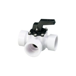 Swim & Fun 3-vejs lukkeventil i kraftig kvalitet med gevind indvending